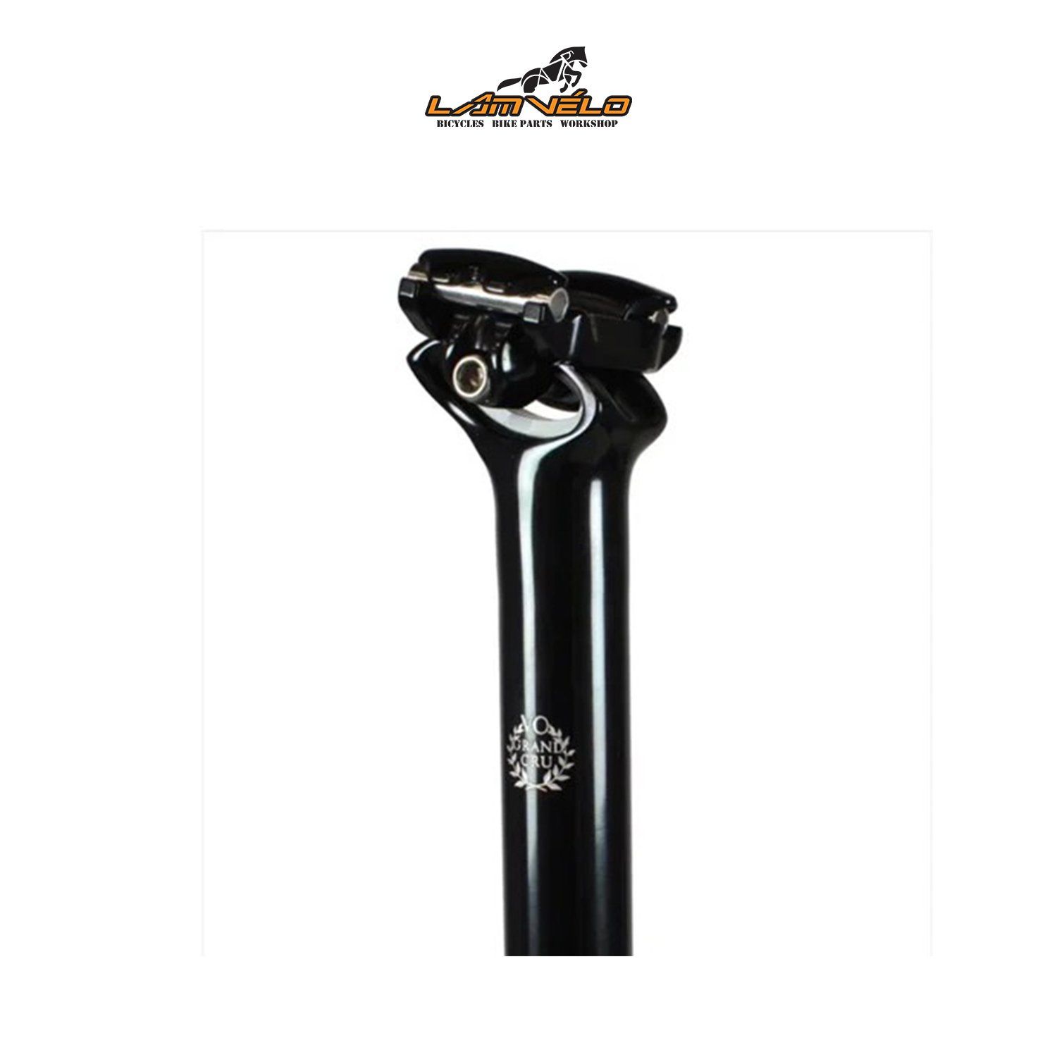 Velo Orange Grand Cru 0 Setback Seatpost, 27.2-black