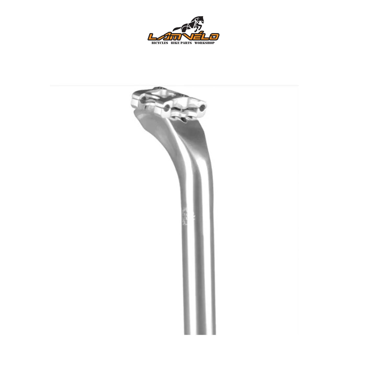 Velo Orange Grand Cru Long Setback Seatpost-Silver