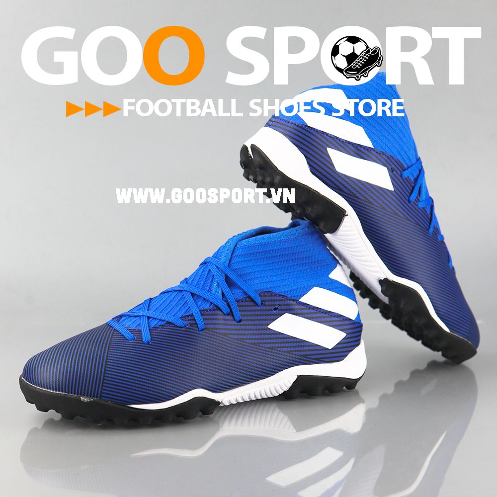  Adidas Nemeziz TF 19.3 xanh dương 