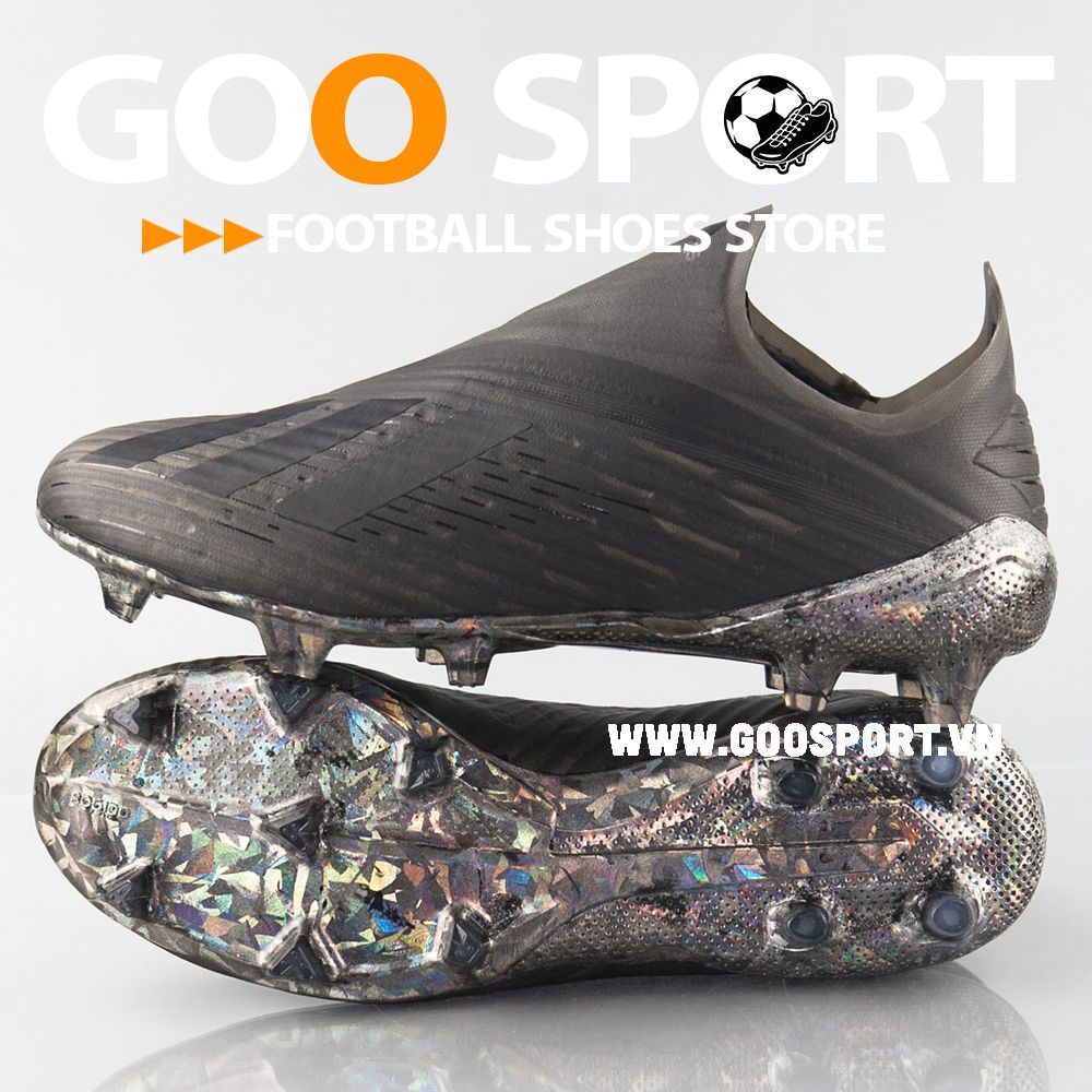 Adidas X 19+ FG đen full - Giày đá bóng sân cỏ tự nhiên