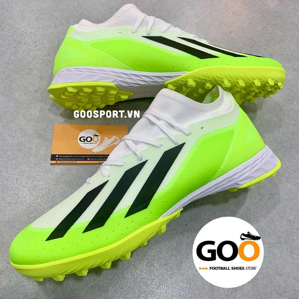 Adidas X Superfast 1 TF trắng dạ quang