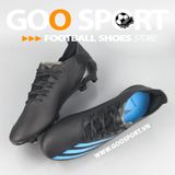  Adidas X Ghosted.1 FG đen xanh dương - giày bóng đá sân cỏ tự nhiên 