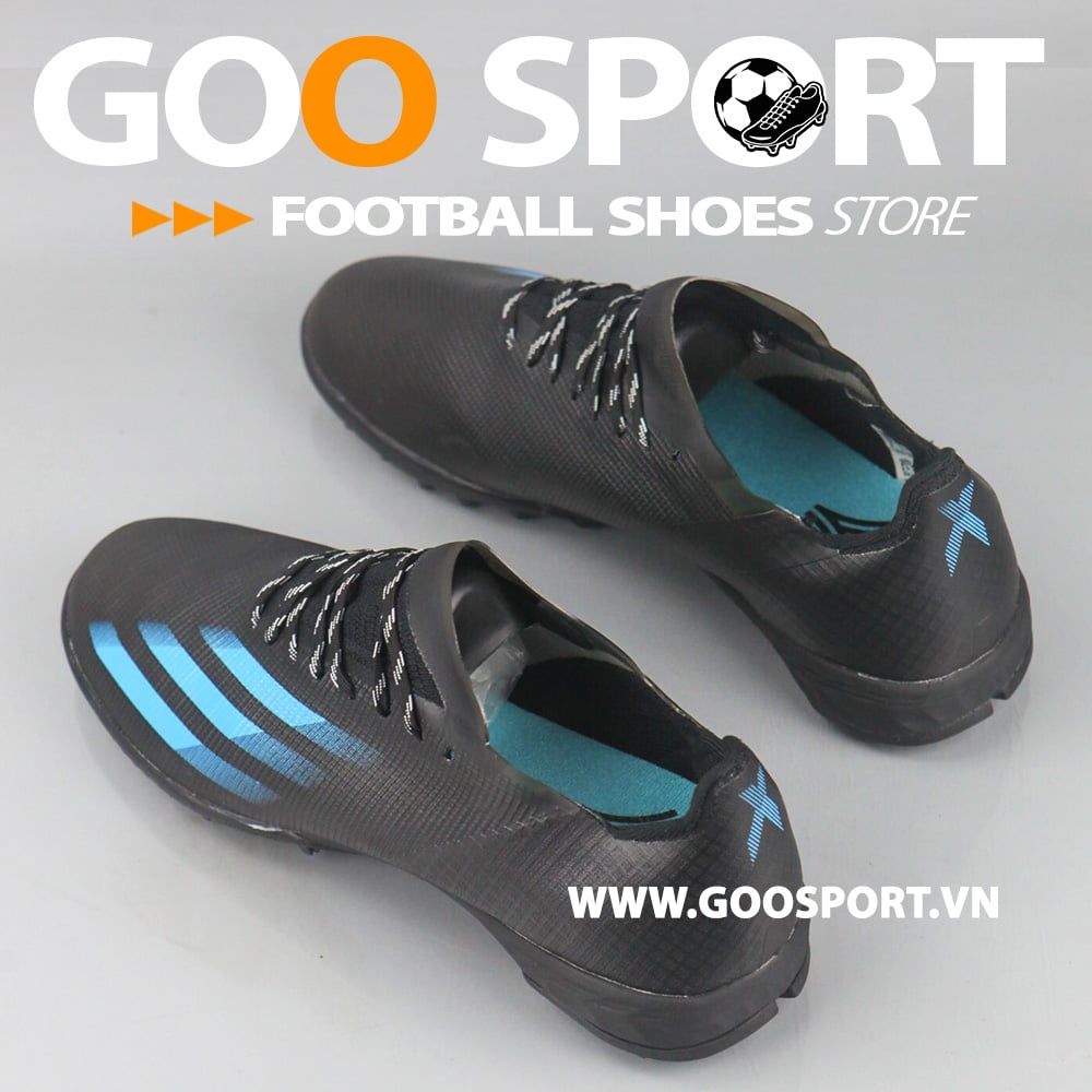 Adidas X Ghosted.1 TF đen xanh