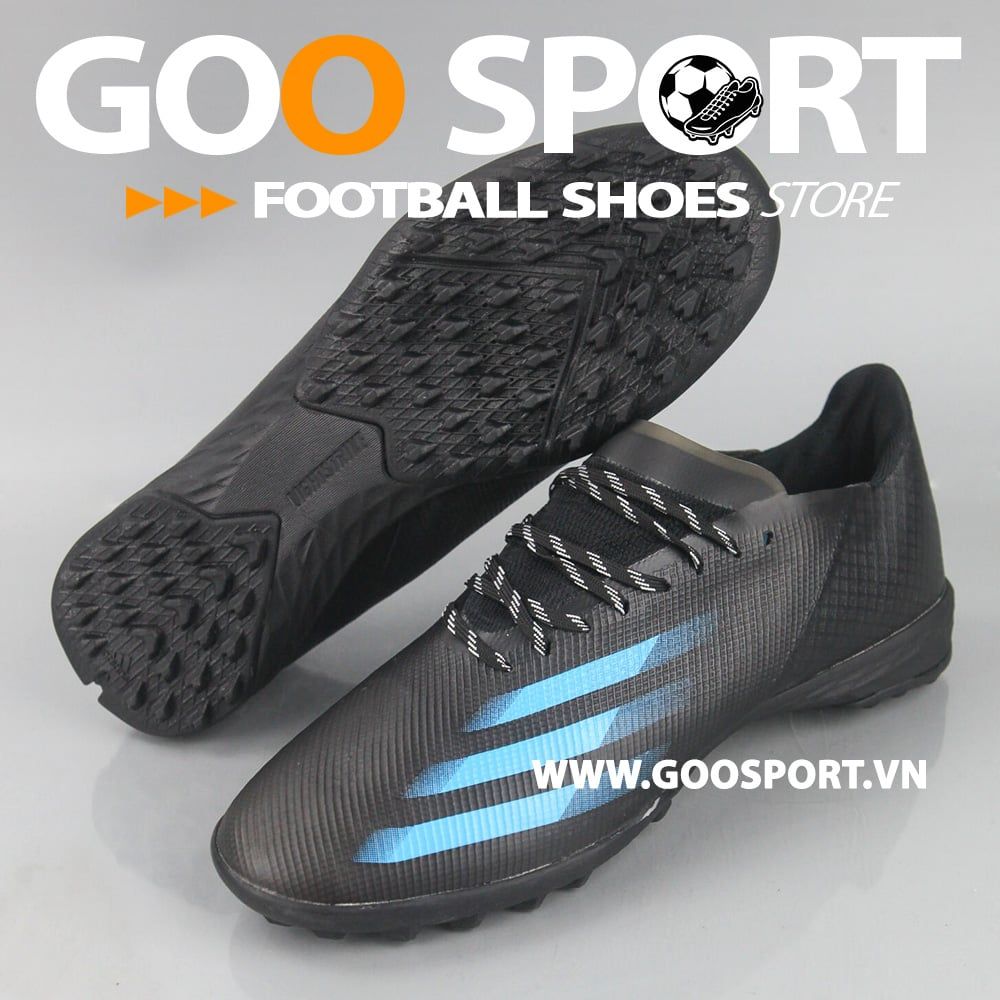Adidas X Ghosted.1 TF đen xanh