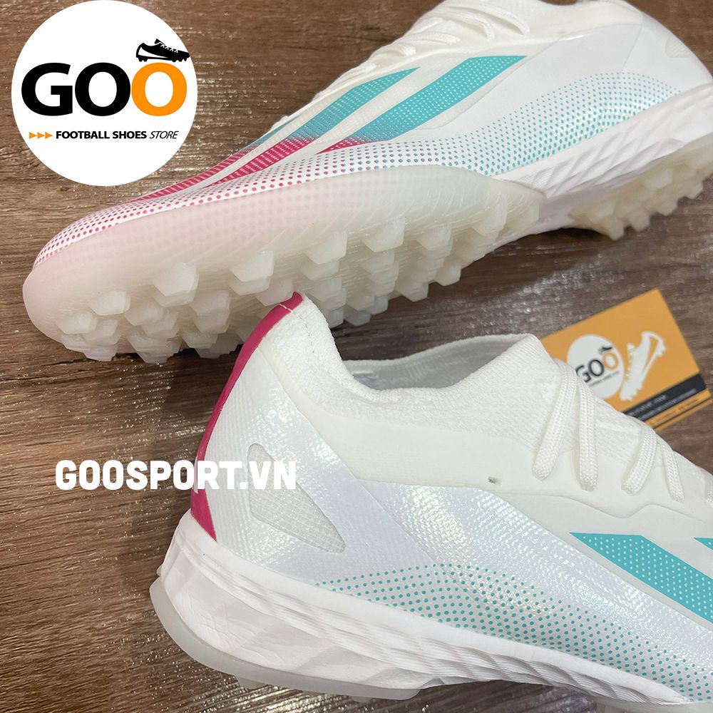Adidas X Superfast 1 TF trắng sọc xanh đỏ
