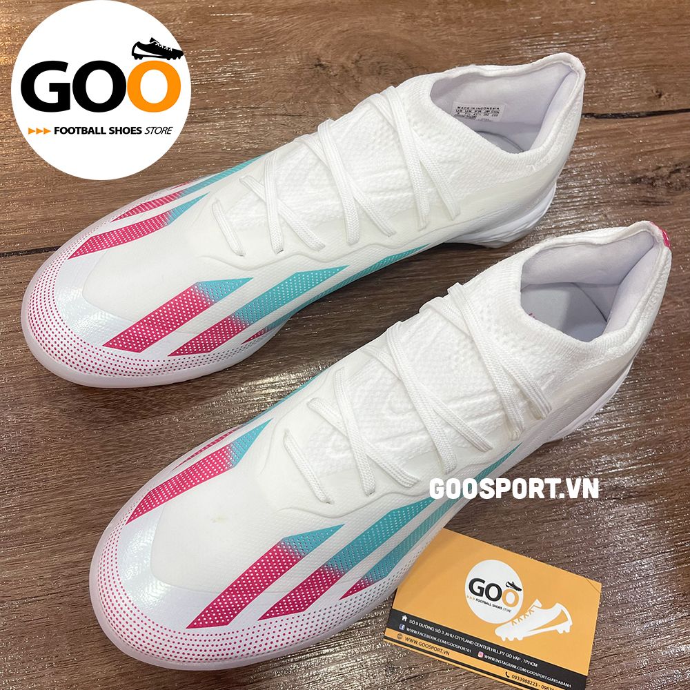 Adidas X Superfast 1 TF trắng sọc xanh đỏ