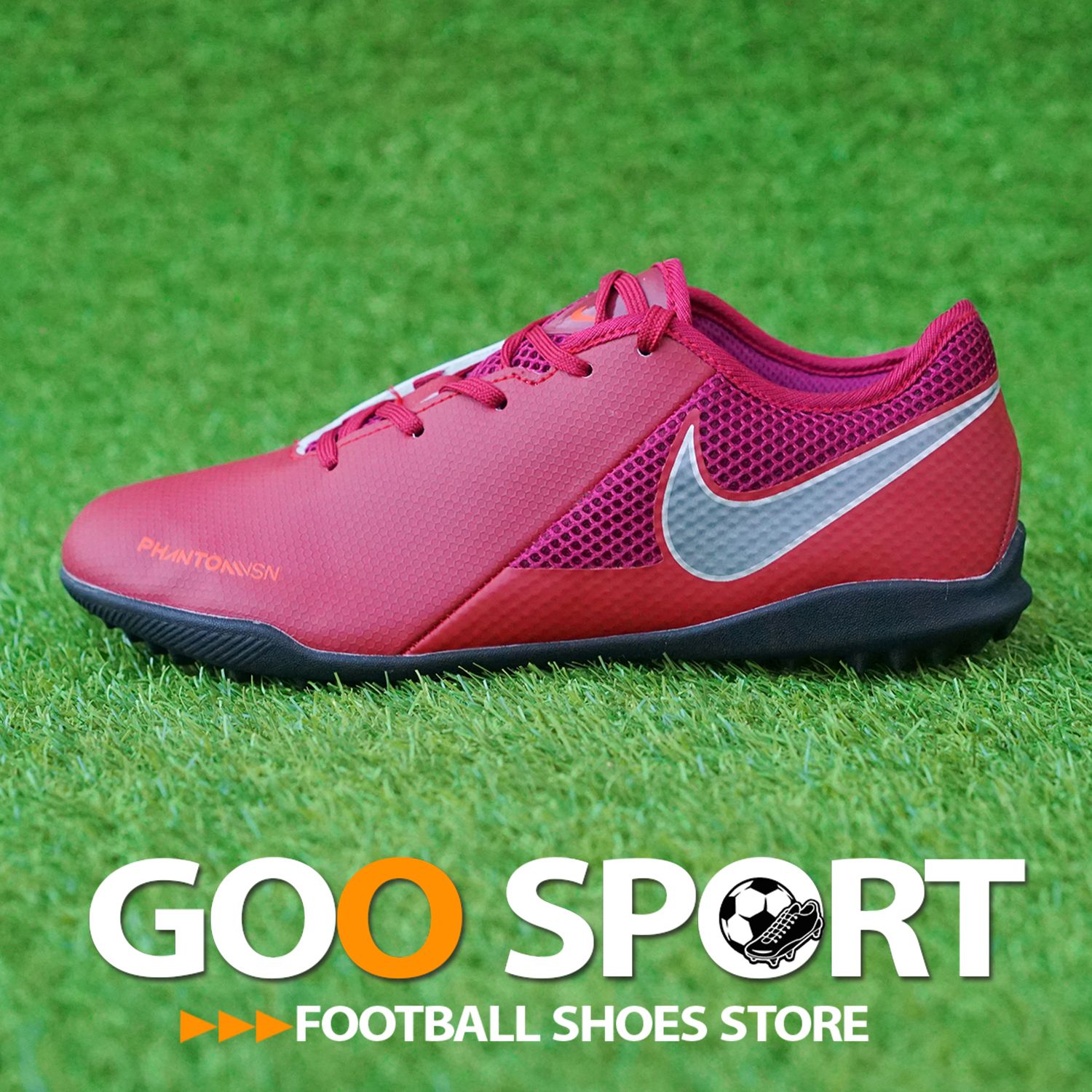 Nike Phantom Vision TF đỏ