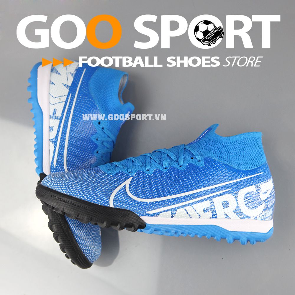 Nike Mercurial Superfly 7 TF xanh dương