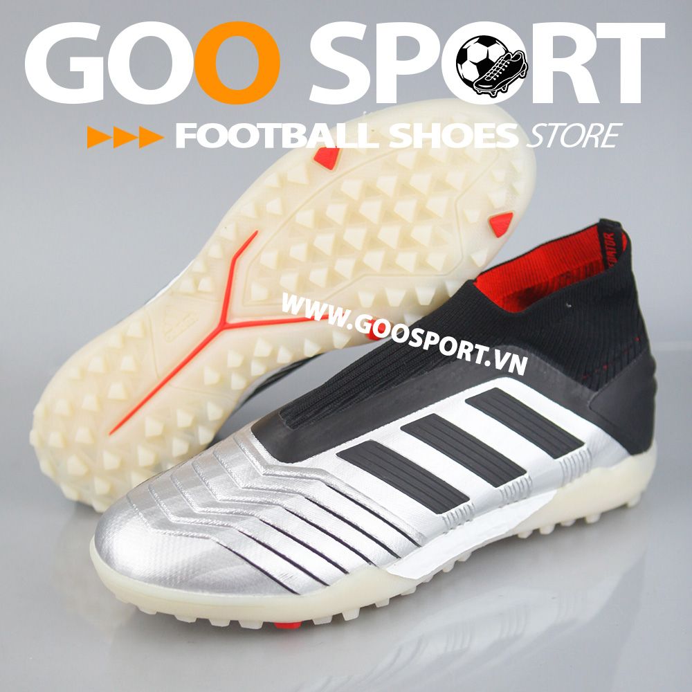  Adidas Predator 19+ TF đen bạc 