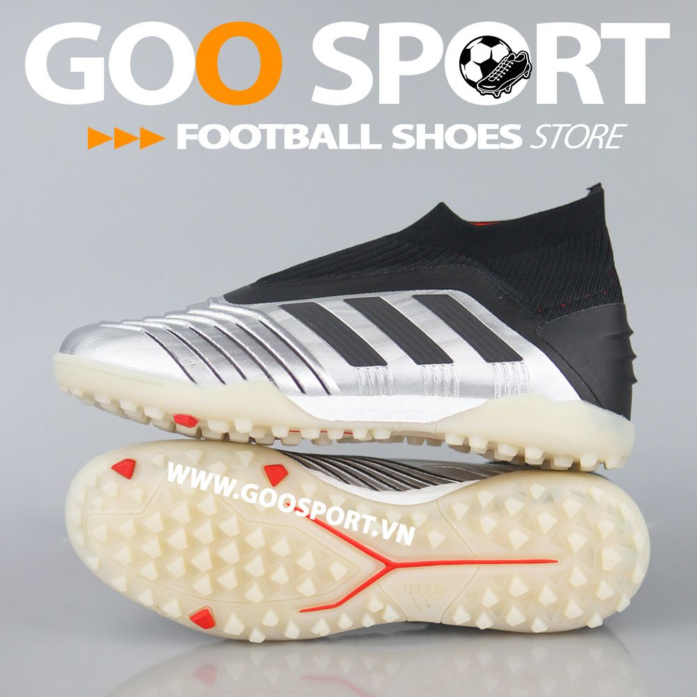  Adidas Predator 19+ TF đen bạc 