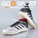  Adidas Predator 19+ TF đen bạc 