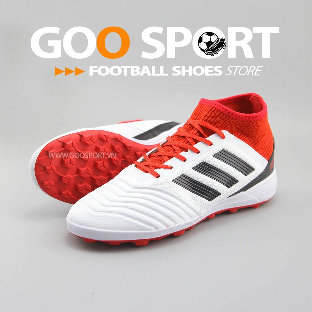 Adidas Predator 18.3 TF trắng đỏ