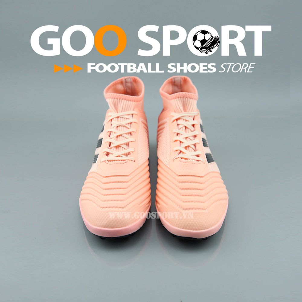  Adidas Predator 18.3 TF hồng sọc đen 