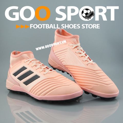  Adidas Predator 18.3 TF hồng sọc đen 