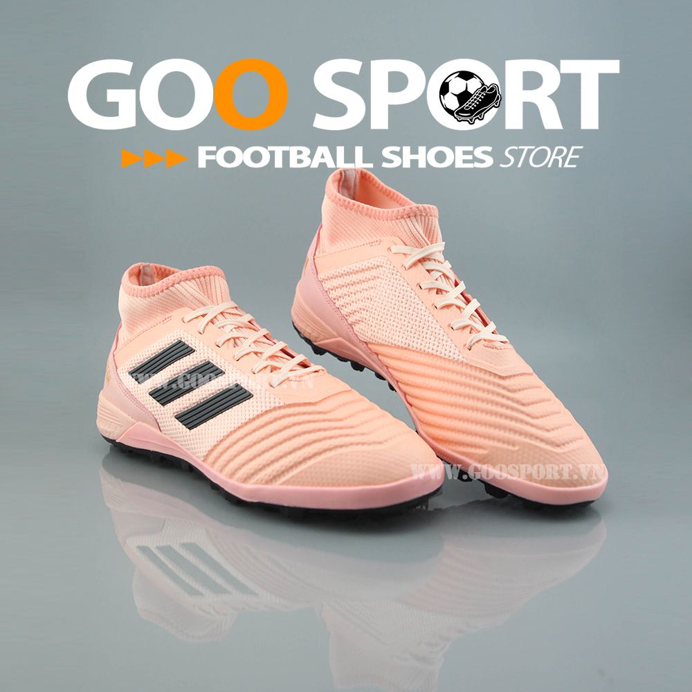 Adidas Predator 18.3 TF hồng sọc đen