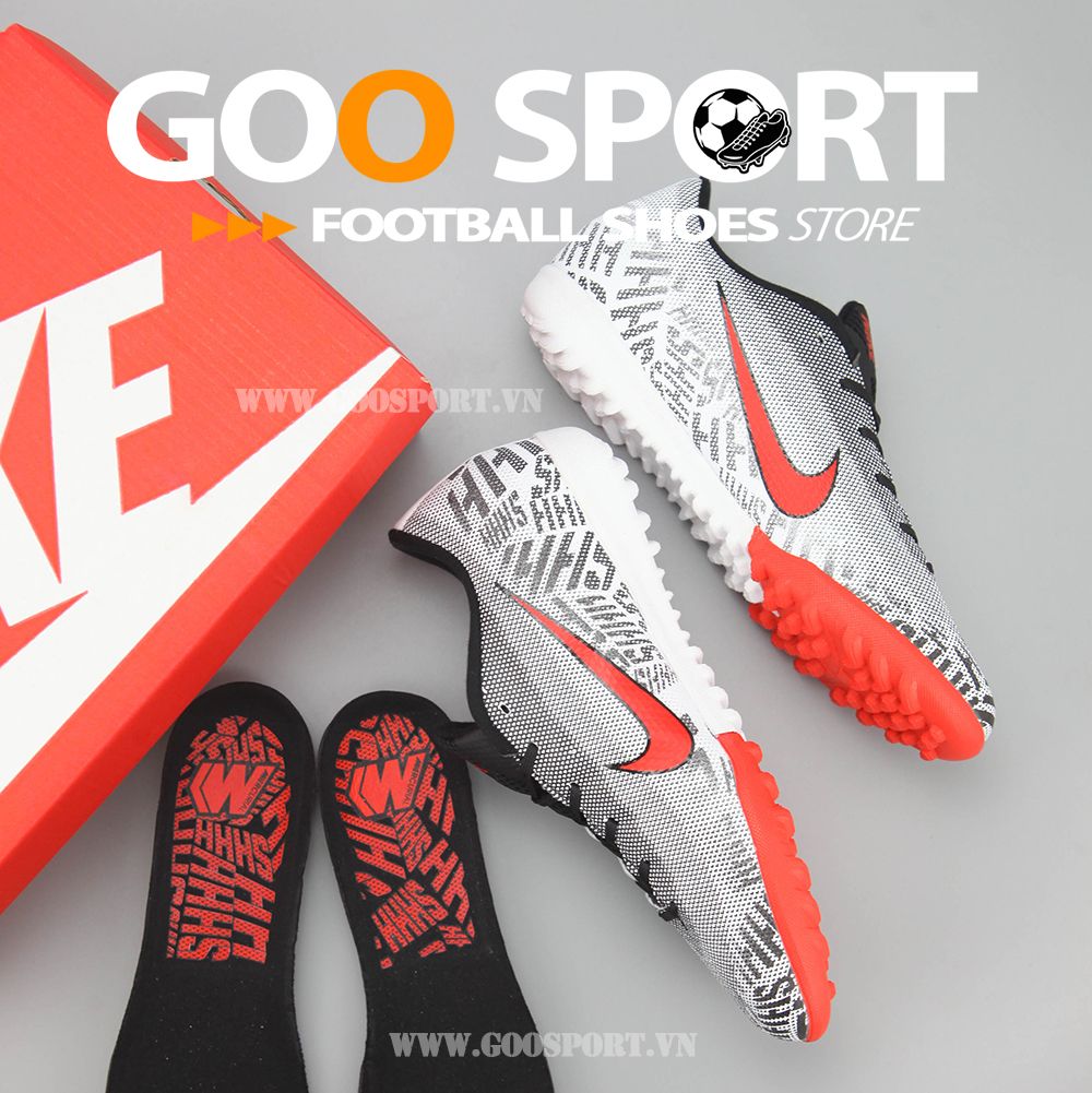 Nike Mercurial Vapor 12 TF Neymar trắng sọc