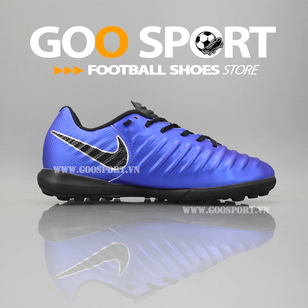  Nike Tiempo 7 TF xanh dương 