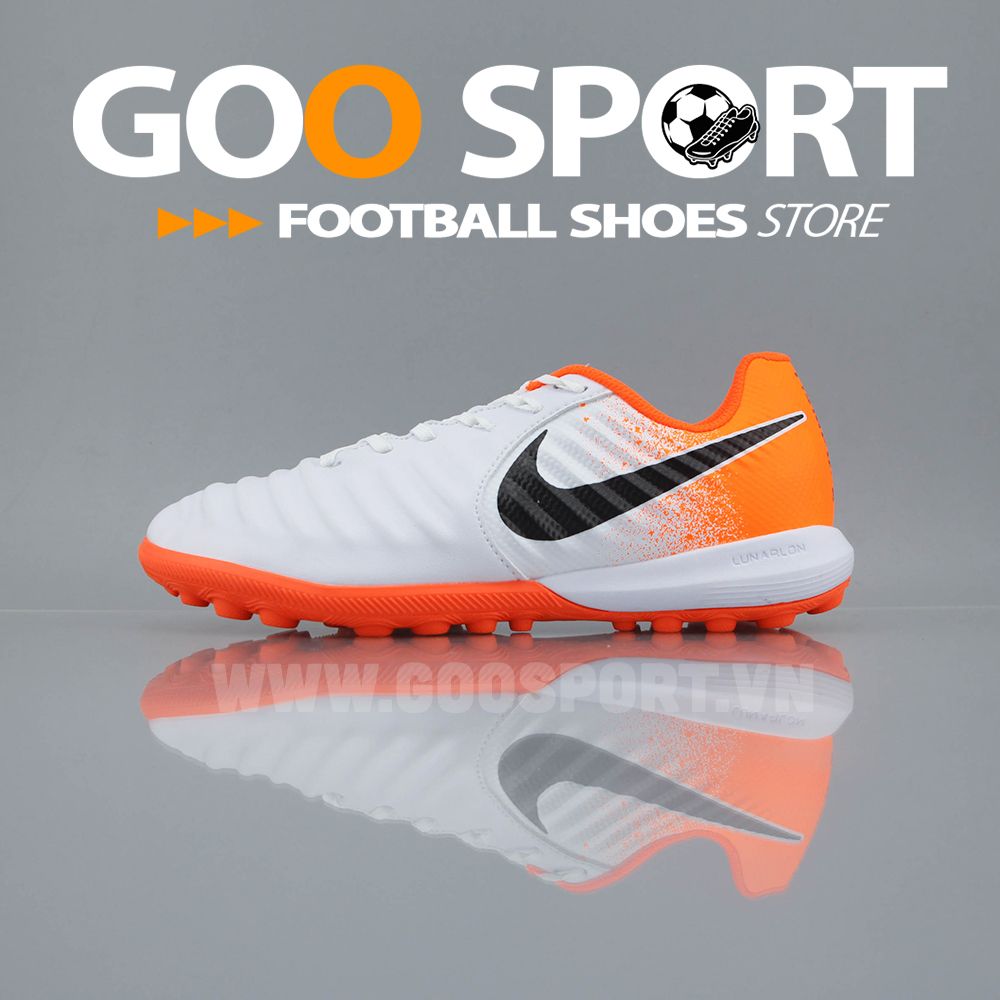  Nike Tiempo 7 TF trắng cam 