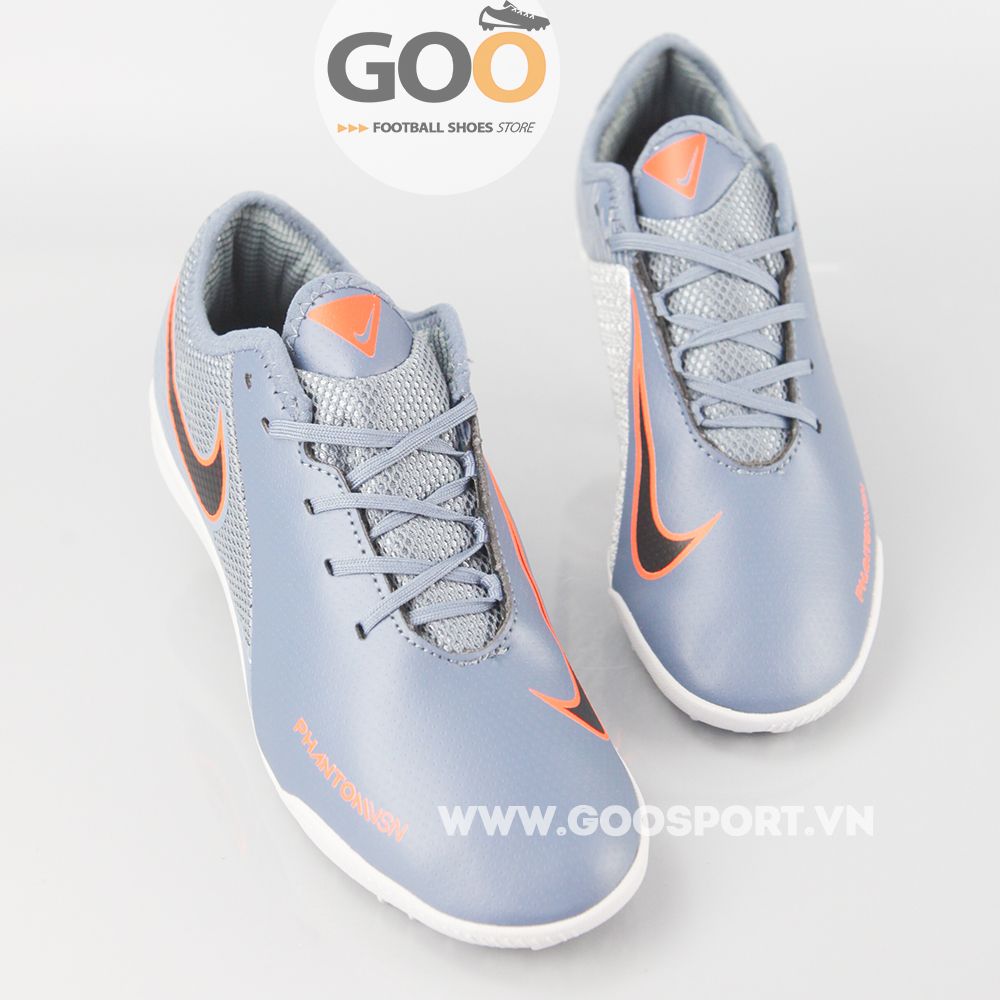  Nike Phantom Vision TF xám bạc 