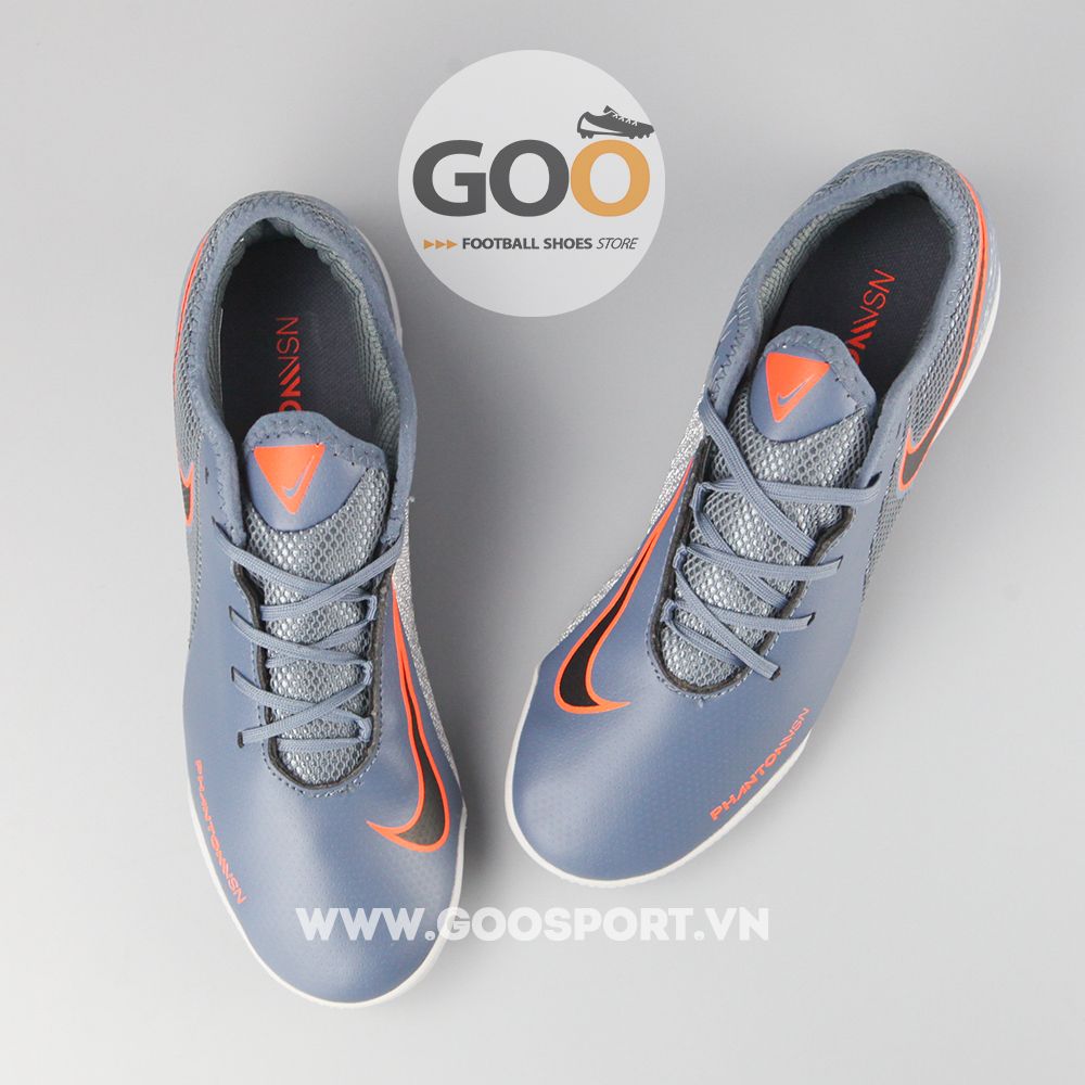 Nike Phantom Vision TF xám bạc