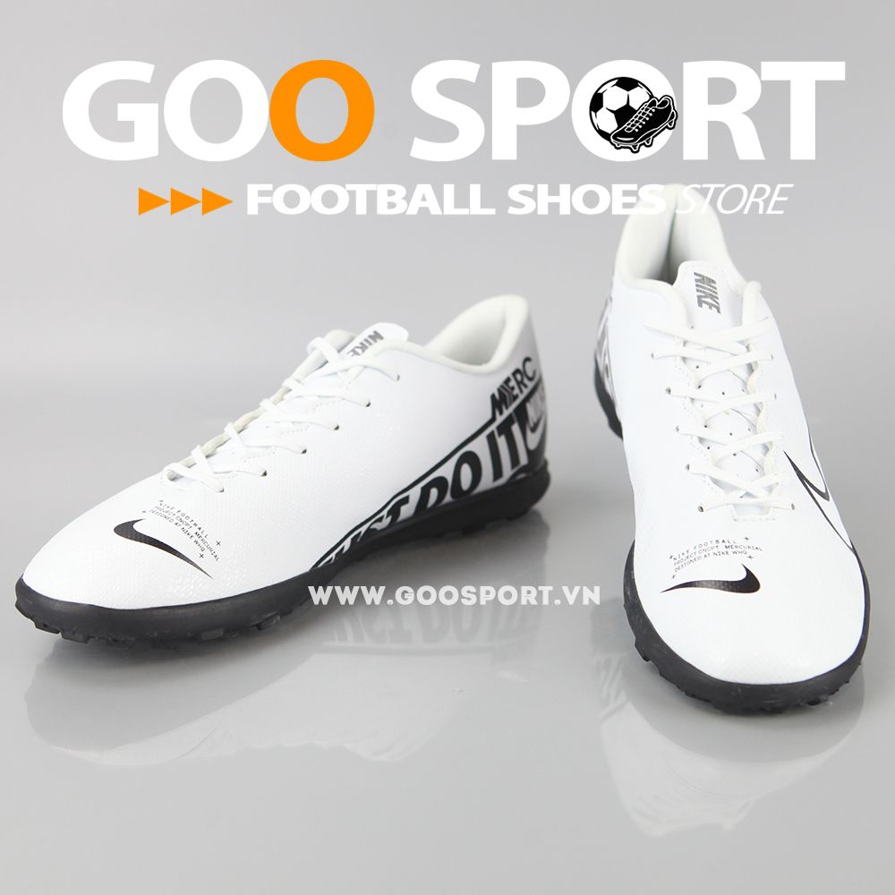 Nike Mercurial Vapor 13 TF trắng đen