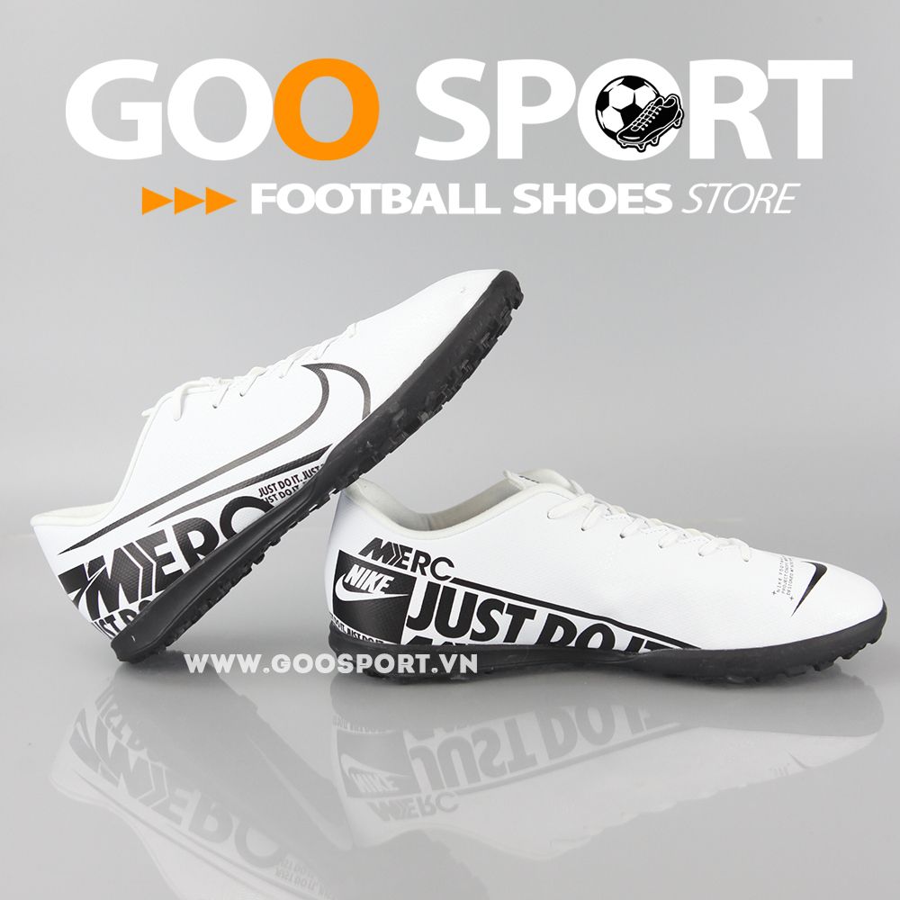 Nike Mercurial Vapor 13 TF trắng đen