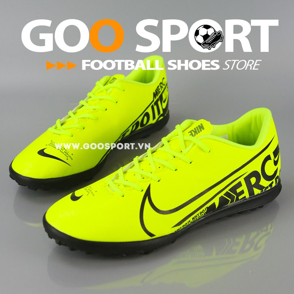 Nike Mercurial Vapor 13 TF xanh chuối