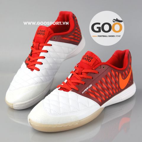  Nike Lunar Gato 2 IC trắng đỏ 