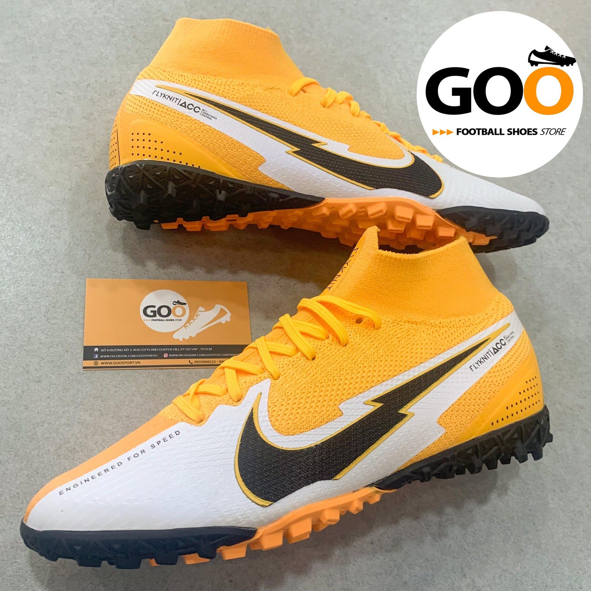 Nike Mercurial Superfly 7 TF tia chớp vàng