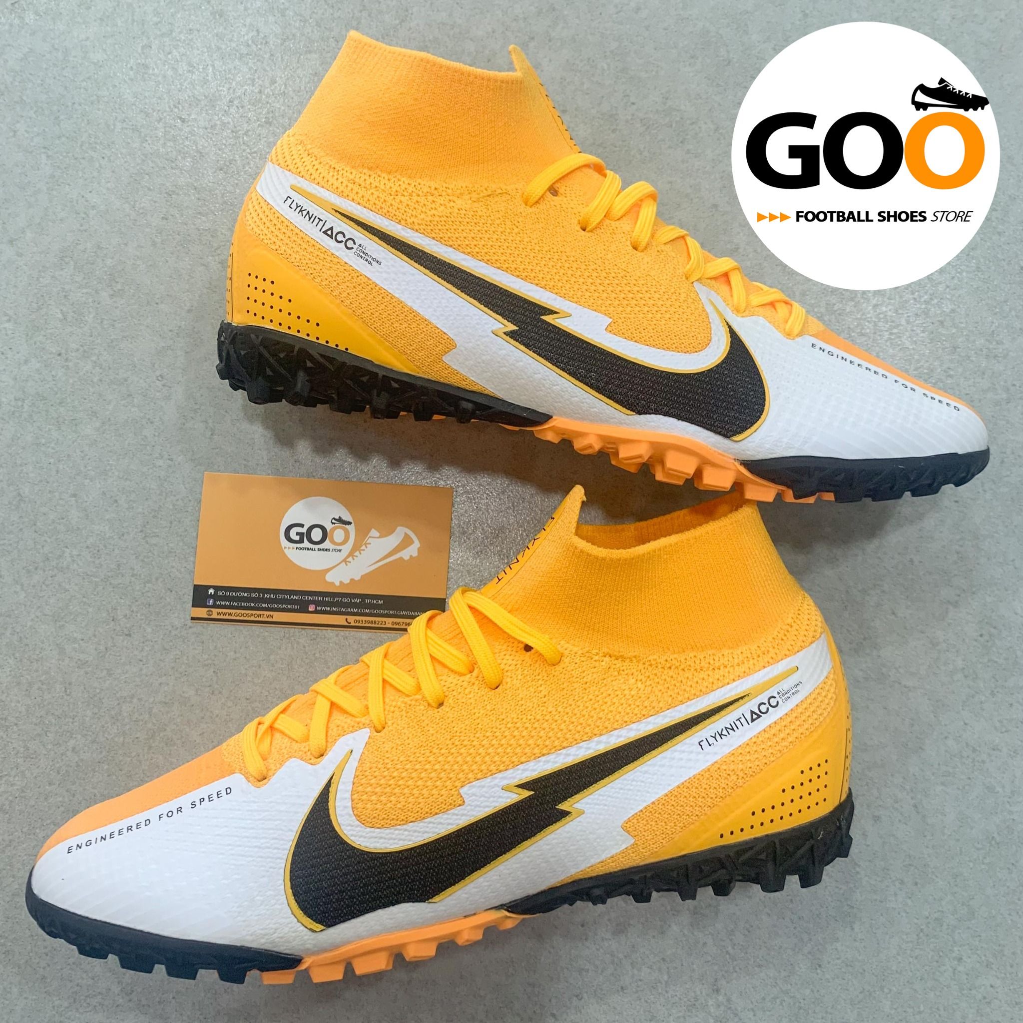 Nike Mercurial Superfly 7 TF tia chớp vàng
