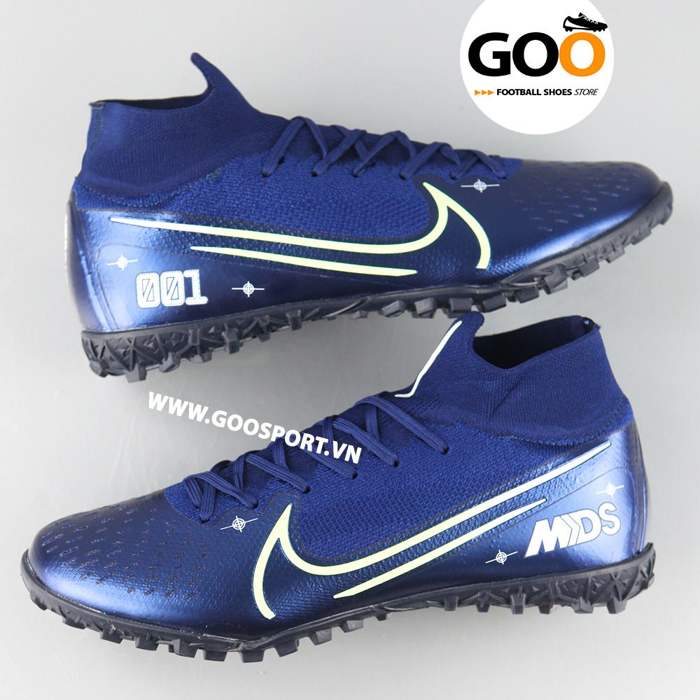 Nike Mercurial Superfly 7 TF xanh biển