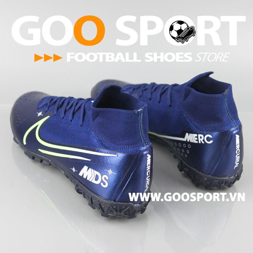 Nike Mercurial Superfly 7 TF xanh biển