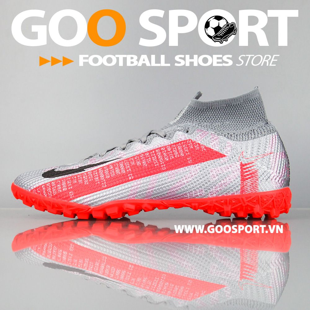 Nike Mercurial Superfly 7 TF xám cam