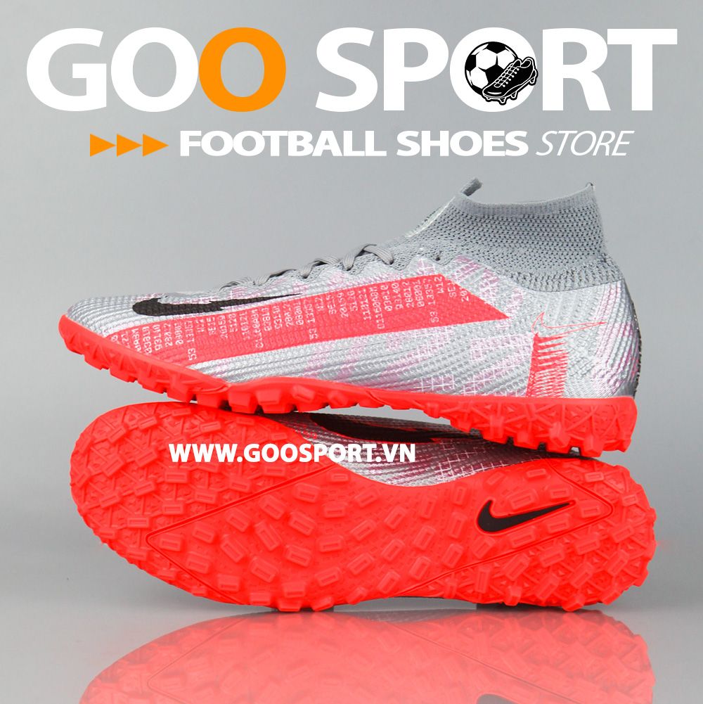 Nike Mercurial Superfly 7 TF xám cam