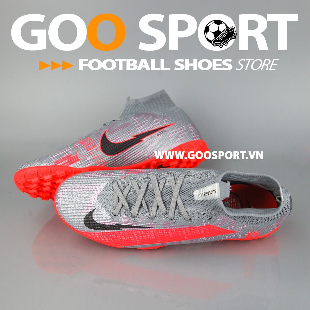 Nike Mercurial Superfly 7 TF xám cam