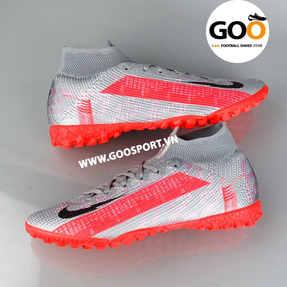 Nike Mercurial Superfly 7 TF xám cam