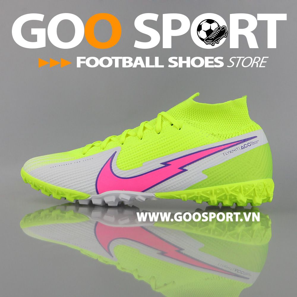 Nike Mercurial Superfly 7 TF tia chớp dạ quang