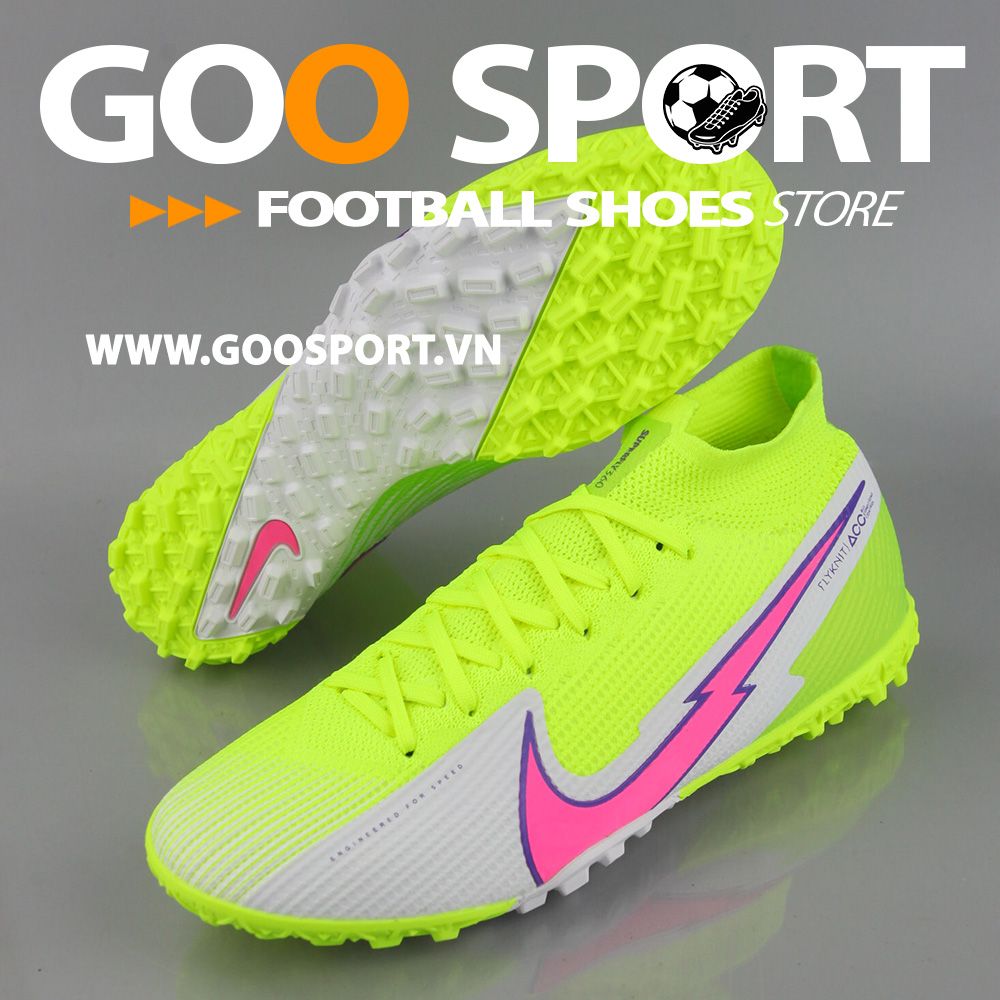 Nike Mercurial Vapor 13 TF tia chớp dạ quang