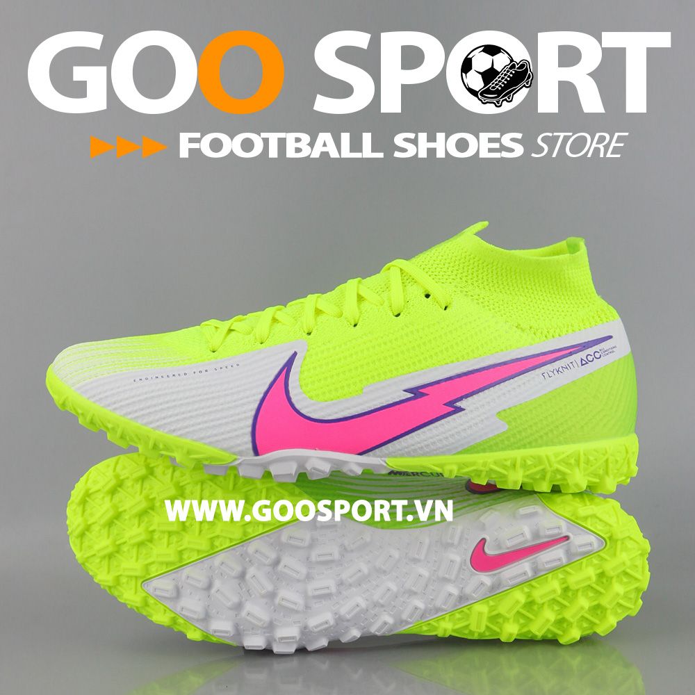 Nike Mercurial Superfly 7 TF tia chớp dạ quang