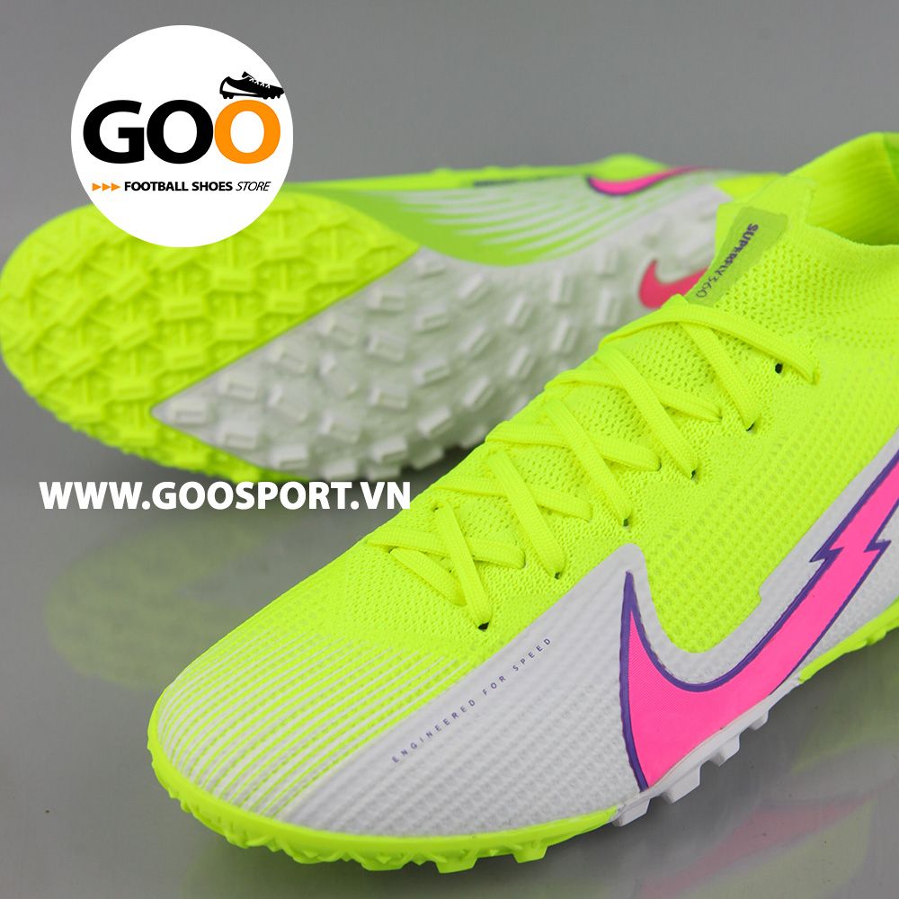 Nike Mercurial Vapor 13 TF tia chớp dạ quang