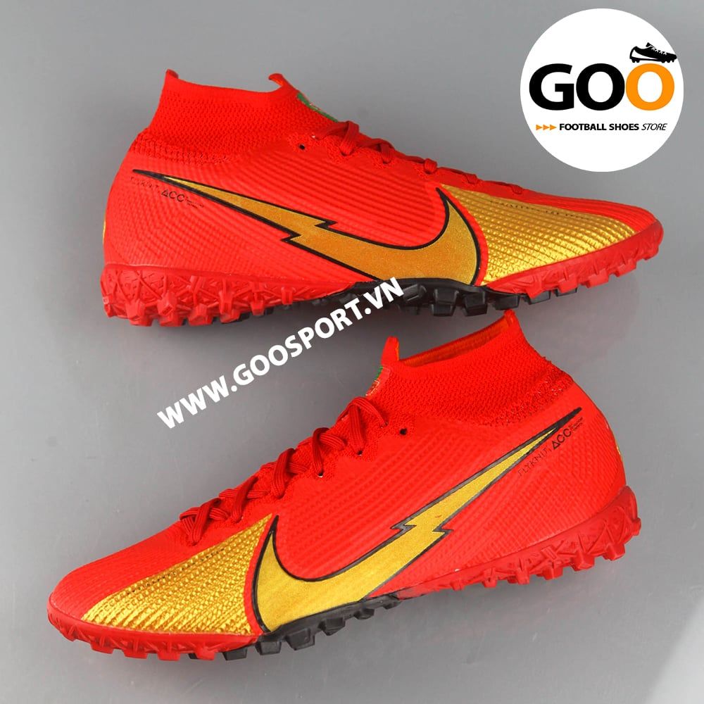  Nike Mercurial Superfly 7 TF tia chớp đỏ 