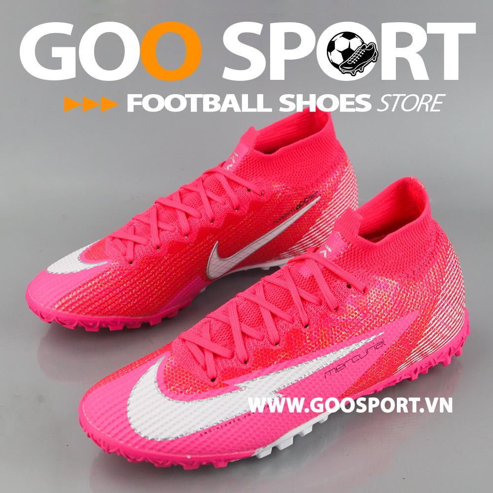  Nike Mercurial Superfly 7 TF tia chớp hồng 