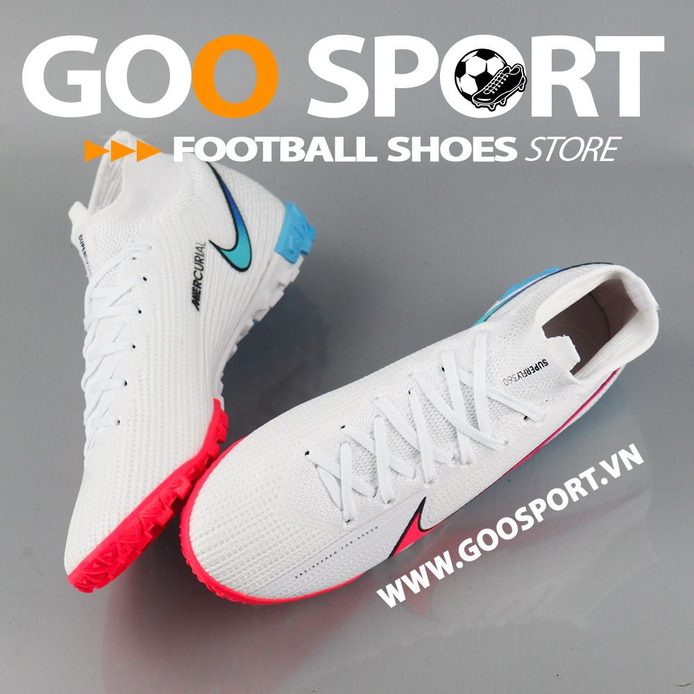 Nike Mercurial Superfly 7 TF trắng đỏ