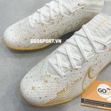  Mercurial Superfly 9 TF trắng chấm vàng 