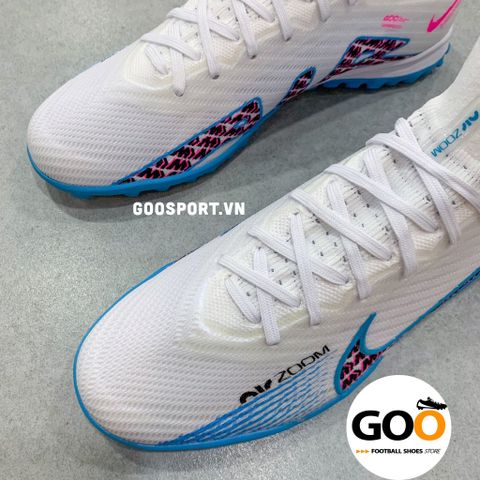  Mercurial Superfly 9 TF trắng đế xanh 