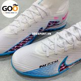  Mercurial Superfly 9 TF trắng đế xanh 