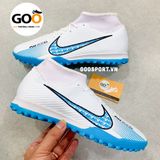  Mercurial Superfly 9 TF trắng xanh 