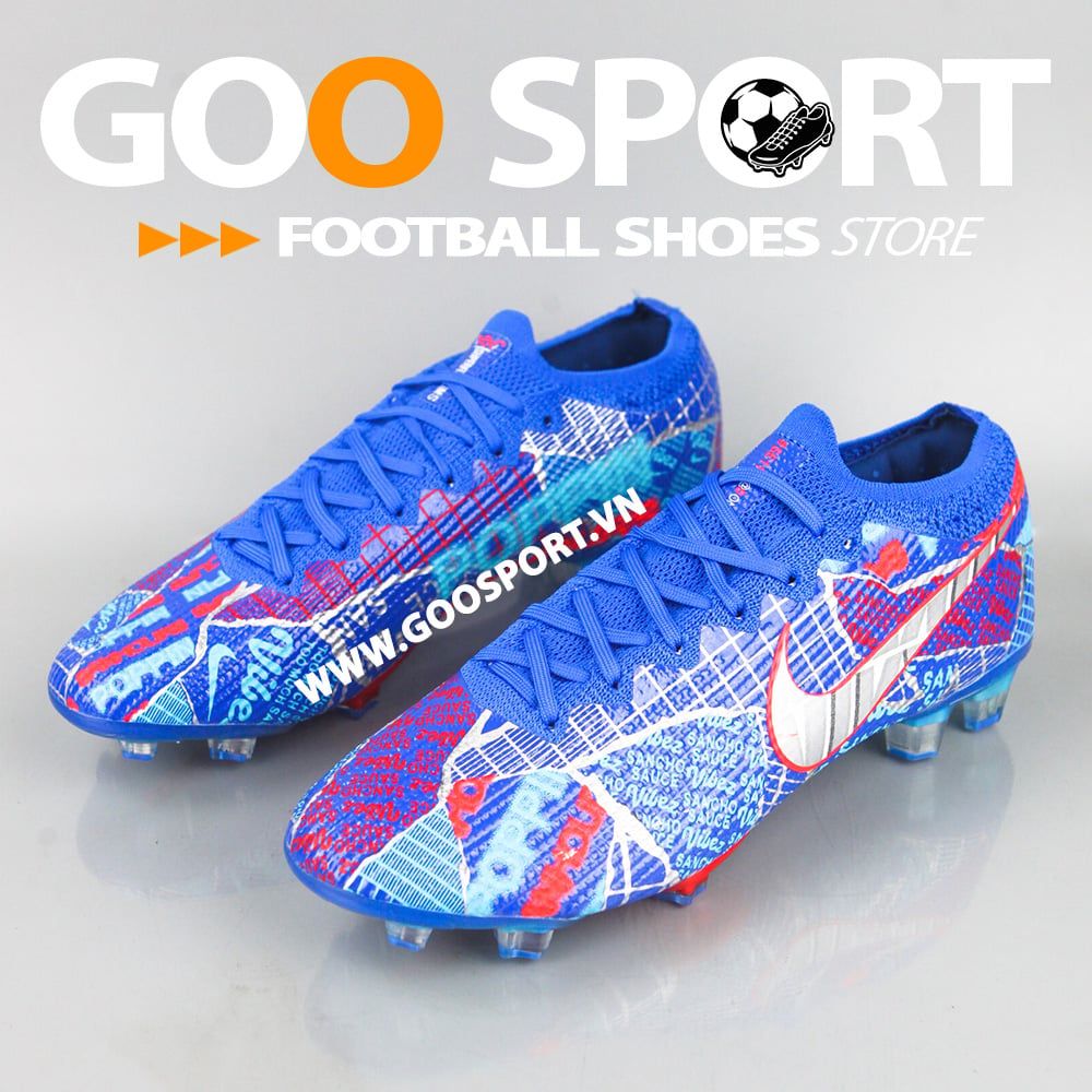  Nike Mercurial Vapor 13 FG Sancho xanh dương - Giày đá bóng sân cỏ tự nhiên 