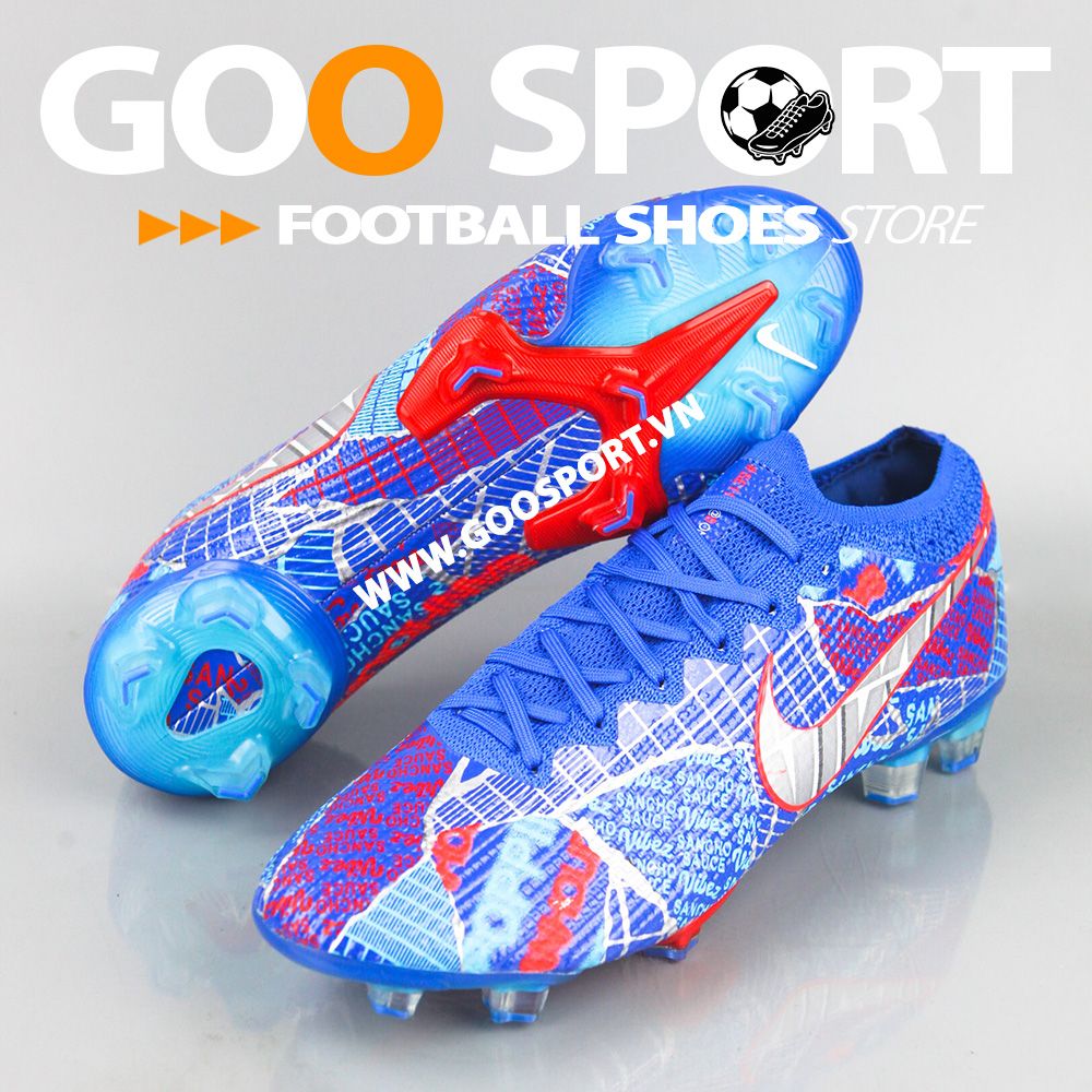 Nike Mercurial Vapor 13 FG Sancho xanh dương - Giày đá bóng sân cỏ tự nhiên