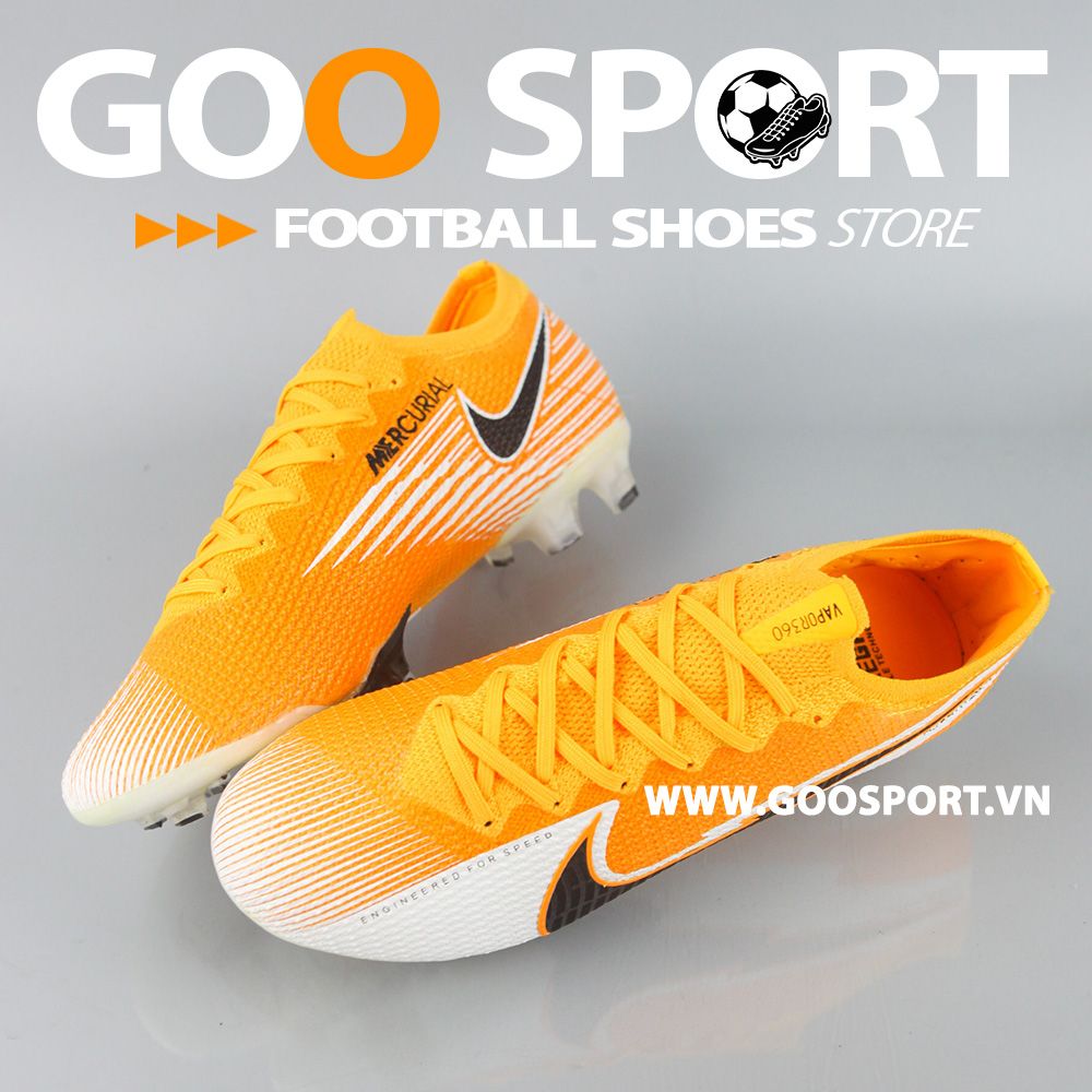  Nike Mercurial Vapor 13 FG tia chớp cam - Giày đá bóng sân cỏ tự nhiên 